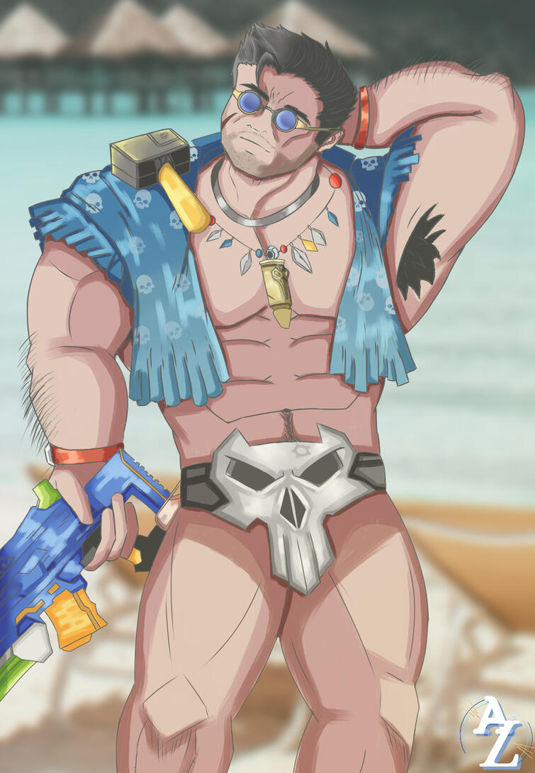 Punisher Summer Skin Marvel Rivals